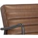 Lyric Vintage Caramel Leather Lounge Chair